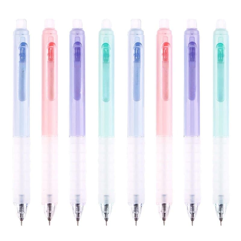 8 Stylos D'Impression, Stylos À Bille Effaçables, Instruments D'Écriture, Papeterie Pour Étudiants, Fournitures D'Apprentissage