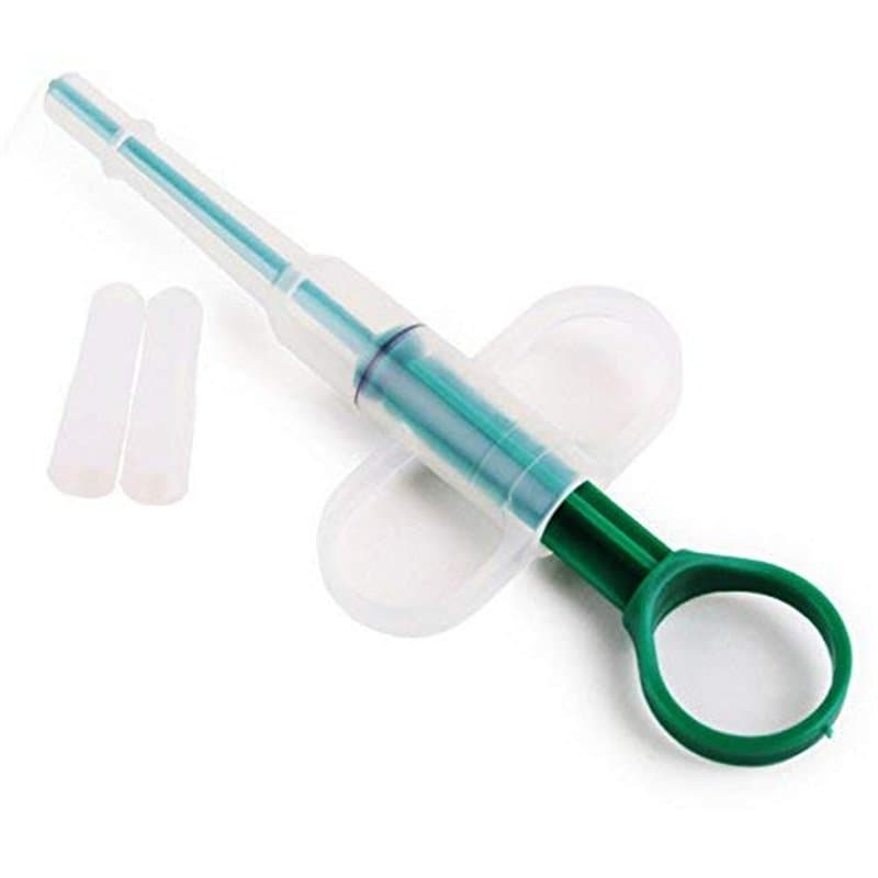 Xrten Seringue Pilule Chat, Seringue pour Chien Seringue Poussoir de Pilule Outil d'alimentation pour Animaux Soins Infirmiers