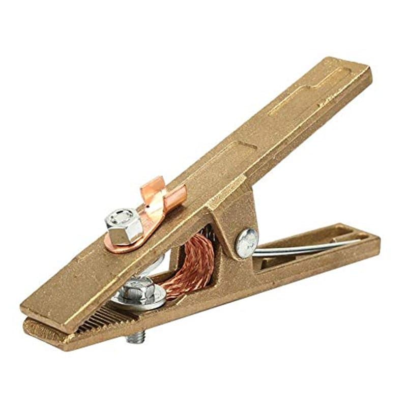 FTVOGUE Laiton Pince de Masse, Pince de Terre à Souder pour Souduremise à la Terre de Câble pour la Machine de Soudure (300A)