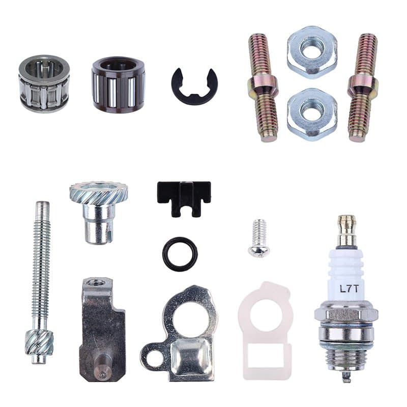 AUMEL Kit d'écrous de goujon de barre de tendeur de tendeur de chaîne Pour tronçonneuse Stihl 066 MS660 MS 660 Remplacer 1138 66