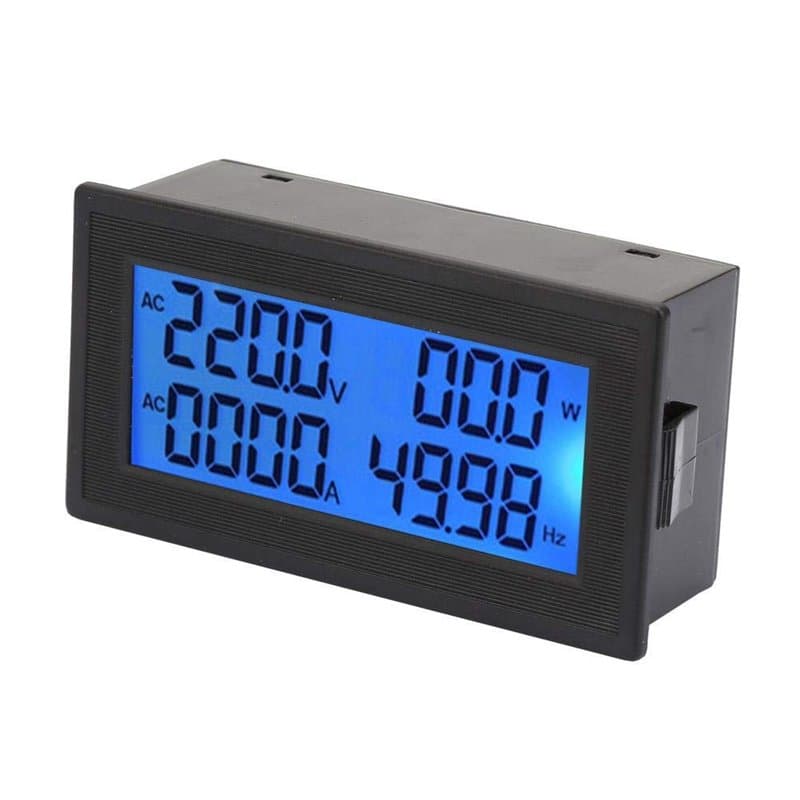 Voltmètre Ampèremètre AC 0~20A 60~500V Affichage numérique Wattmètre Testeur de Fréquence