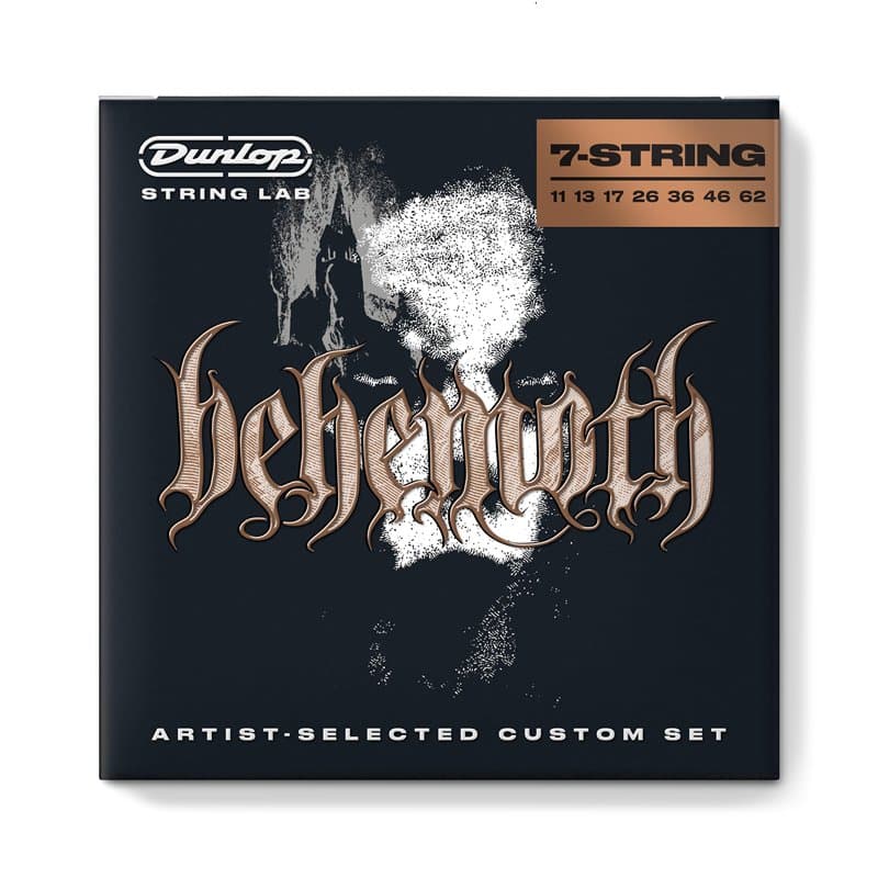 JIM DUNLOP Cordes pour guitare éléctrique Behemoth Signature 11-62 7 strings