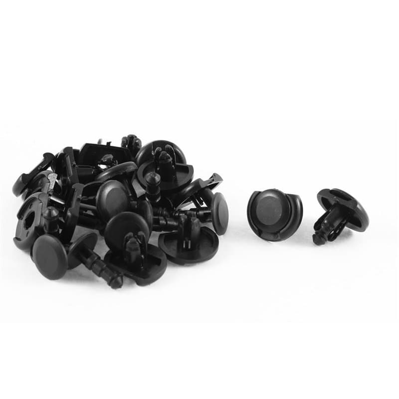 sourcingmap Voiture Trou de 7mm Rivets Plastiques Agrafe Clips Tige-Poussoir 15 Pcs