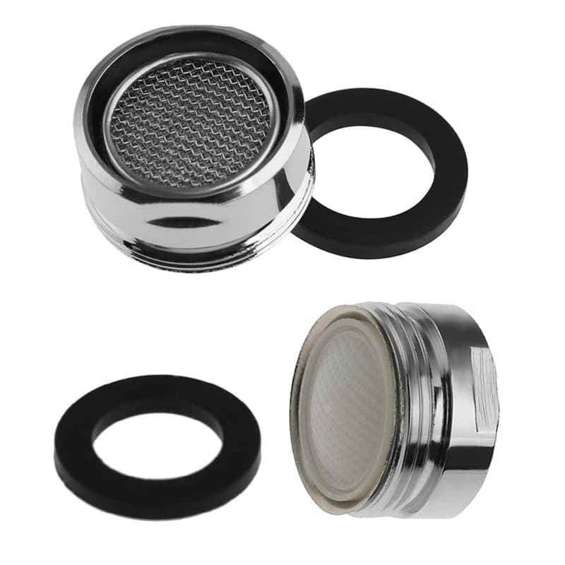 Lot de 2 aérateurs de robinet de rechange pour robinet d'évier de cuisine ou de salle de bain (NPT mâle 20 mm)