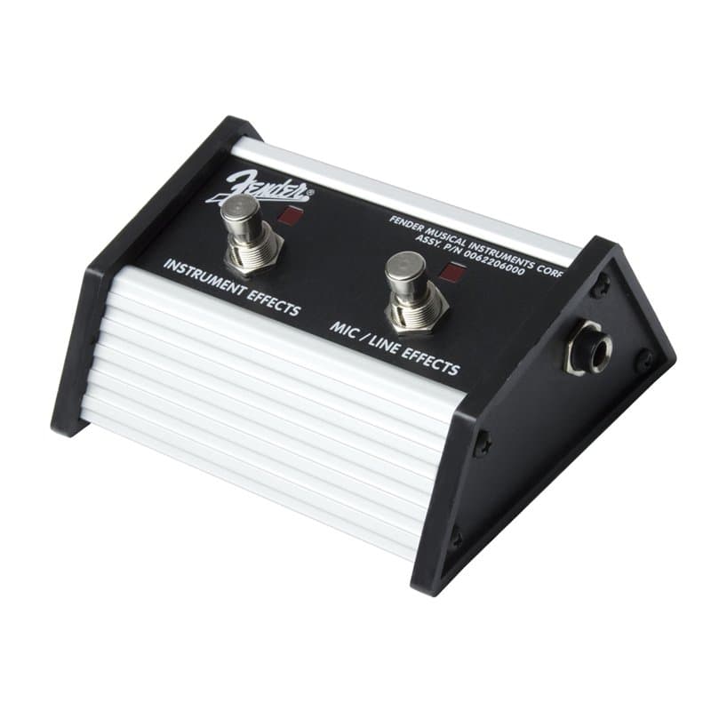 Fender® 2-Bouton Footswitch - Effects On/Off (MIC-INST Channels)
