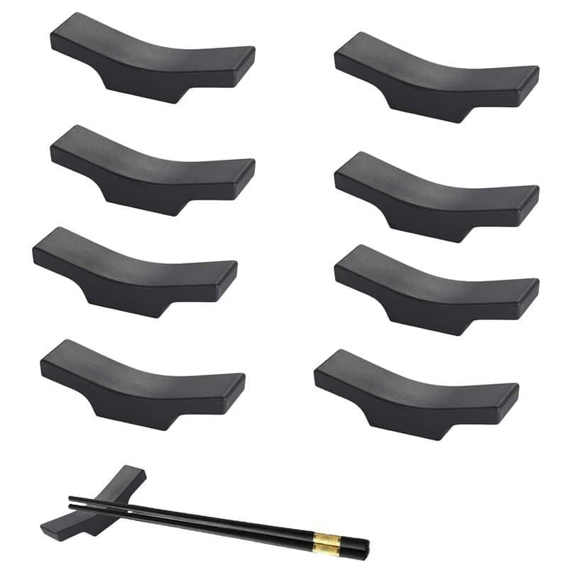 Vastsea 10PCS Baguettes Repose, Porte-Baguettes en Alliage, Porte-Baguettes Anti-Chute, Cuillère Porte-Fourchette, pour la Décor