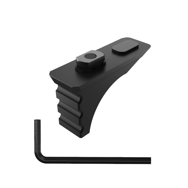 Tough Tactical Tools MLOK Arrêt de barricade, noir, longueur : 4,4 cm, hauteur : 2,4 cm, largeur : 1,5 cm, Length: 1.73po Height