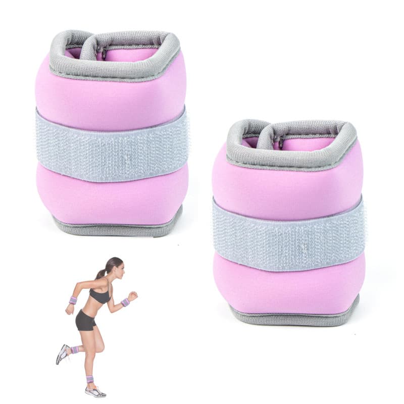 Poids Cheville, Réglable Sangle Cheville Musculation Poulie, Universel Mains et Pieds Poids Poignet, Gym et Maison Leste Chevill