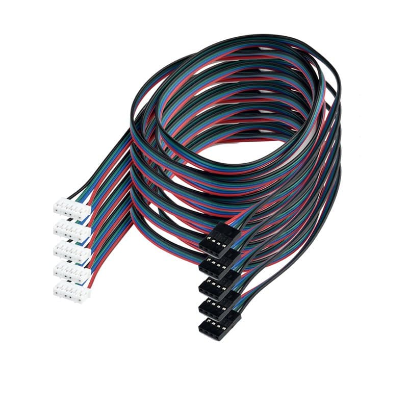 5x Câbles de moteur pas à pas SIENOC 100 cm 1m de long pour NEMA 17 utilisé dans Reprap
