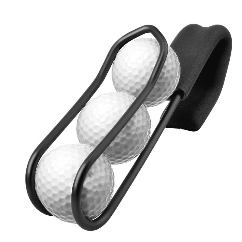 Support de balle de golf – Peut contenir 3 balles facilement attachées au sac ou au chariot, accessoires de gag de golf, cadeaux