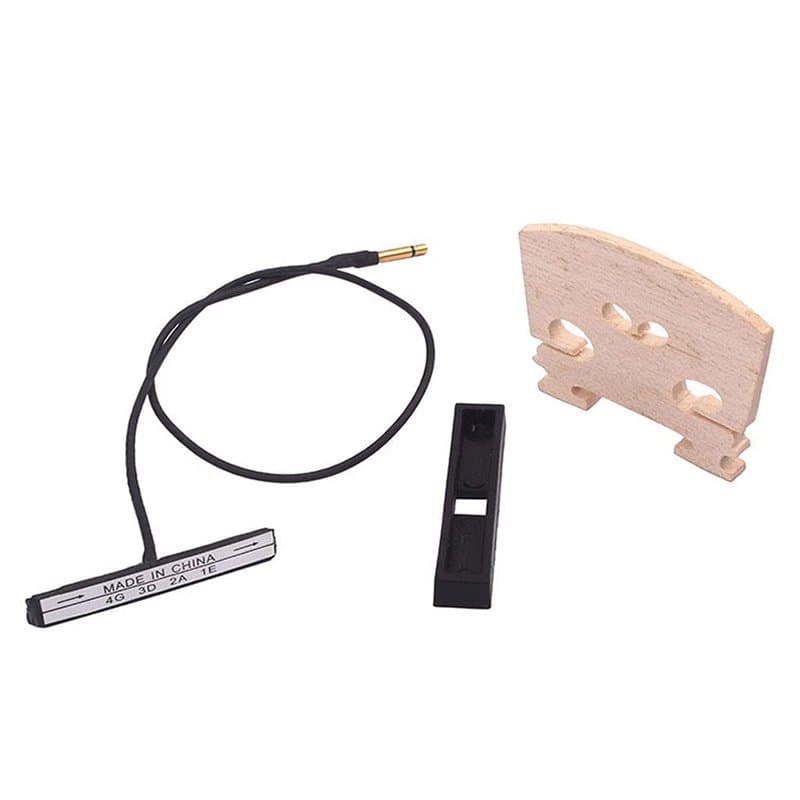 Alnicov Lot de chevalet de violon double piézo pour violoncelle basse