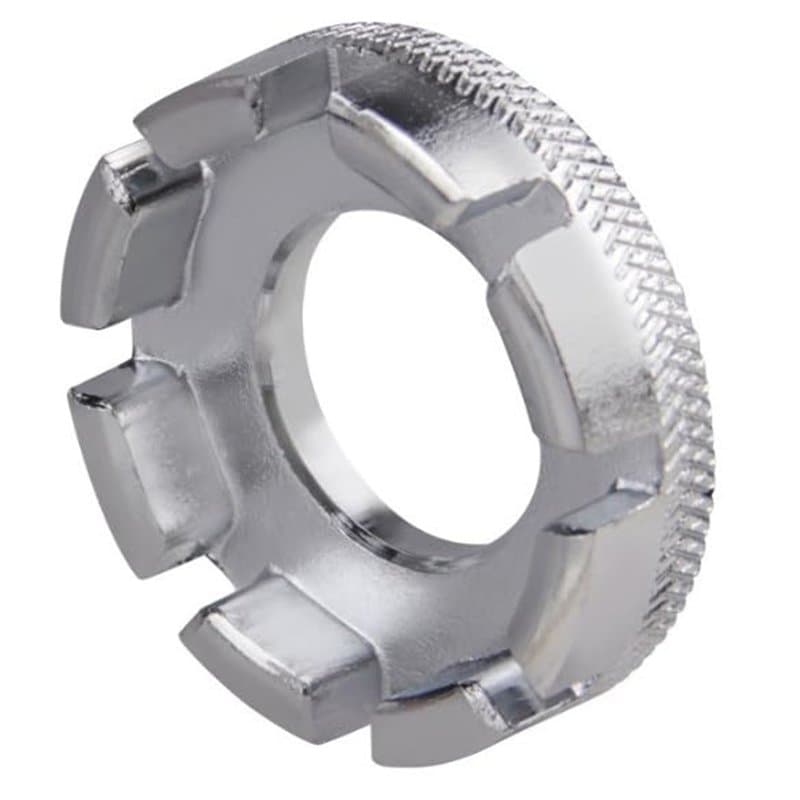 JRSHIRLEYLTD Clé à rayons de vélo en acier, 8 voies, tendeur de rayons, outil de vélo 6 tailles 10-15, pour centreur de roue de