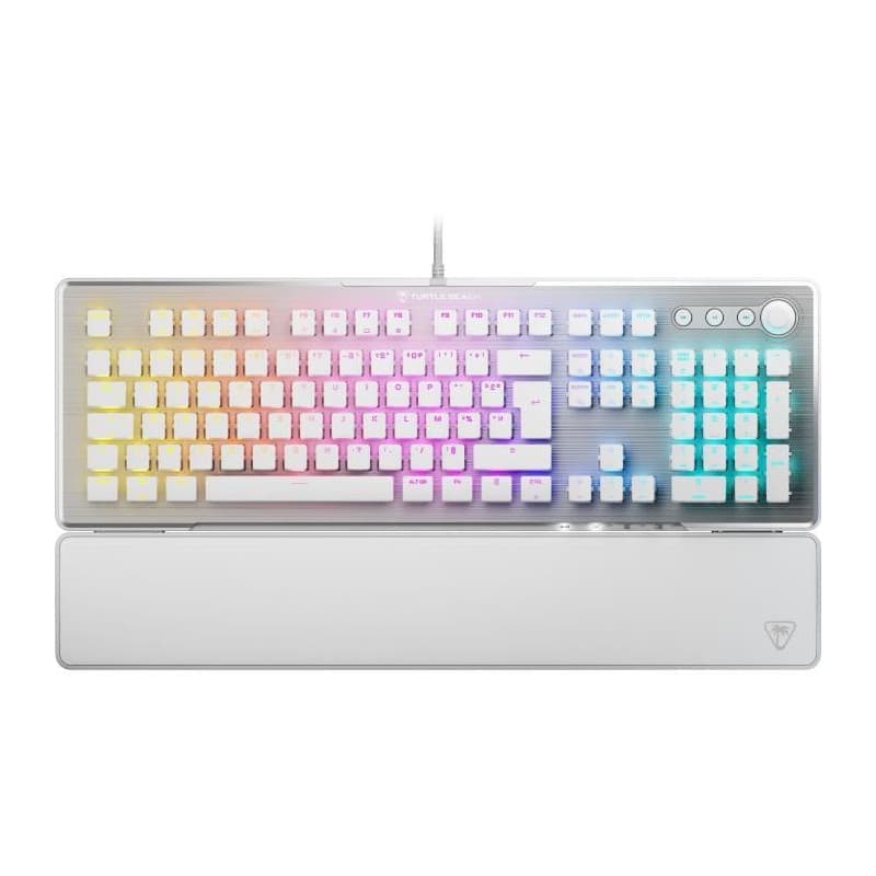 Clavier gaming PC mécanique - TURTLE BEACH - TBK-1002-12-FR - Vulcan II - Blanc