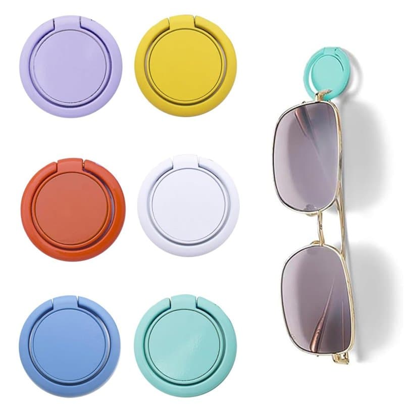 Zwenjuan Porte Lunettes,6 Pièces Support Mural pour Lunettes de Soleil,Montage Mural Rangement Lunettes Support de Lunettes pour