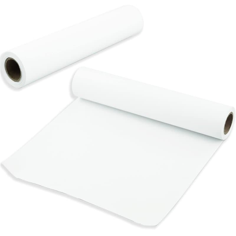 Rouleau de papier blanc - 22,5 cm x 10 m - Idéal pour chevalet, papier bulletin, art mural, papier cadeau - 1 pièce