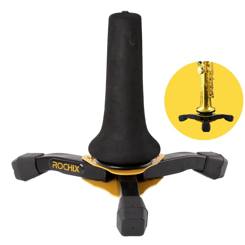 Support de saxophone soprano portable pliable, support pour tripod