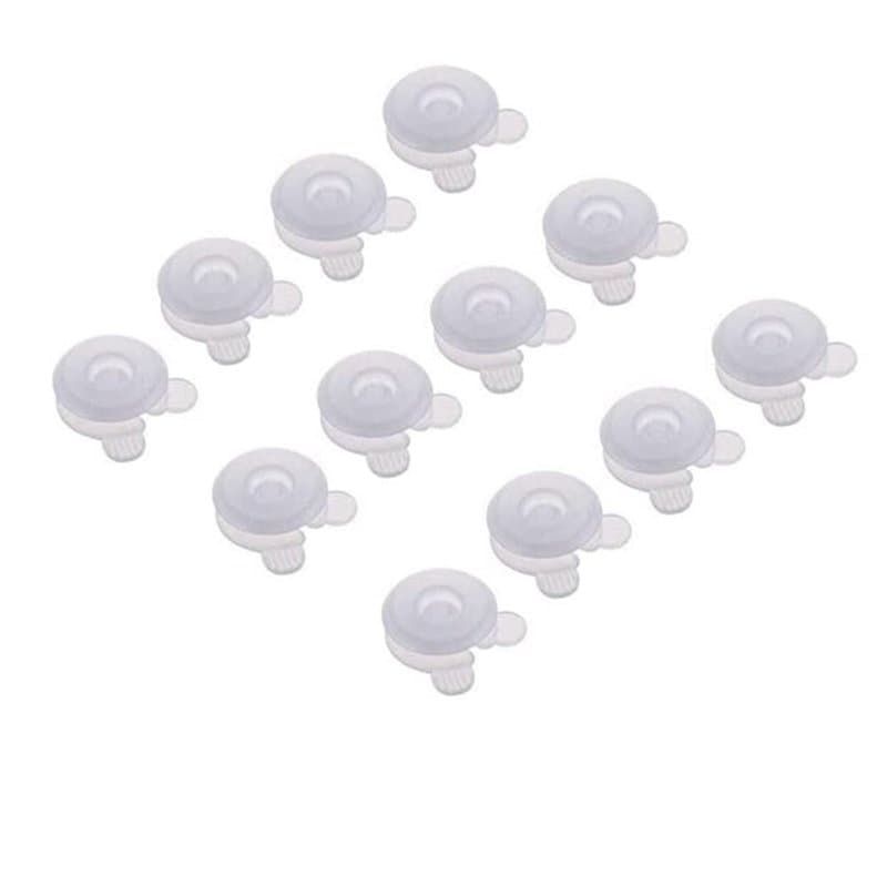 Pinces à Couette,12 pièces Couette Clips pour Garder la Couette en Place Transparent Pinces à Couette en Plastique Durable Couve