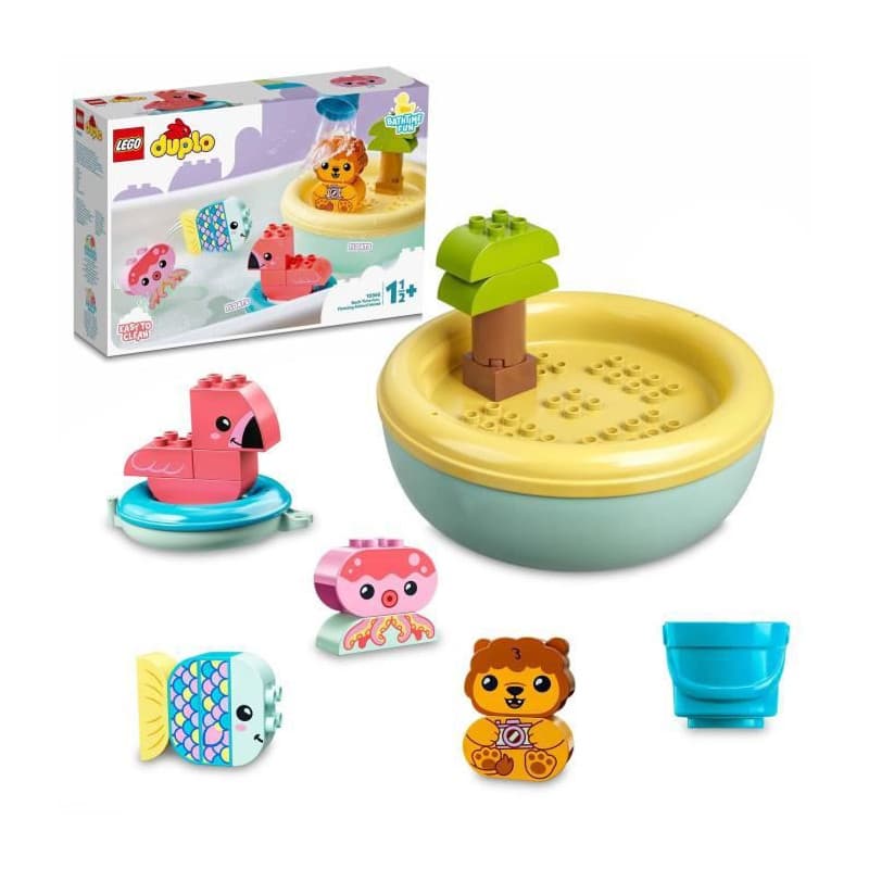 Playset Lego Bath Toy: Floating Animal Island 20 Pièces