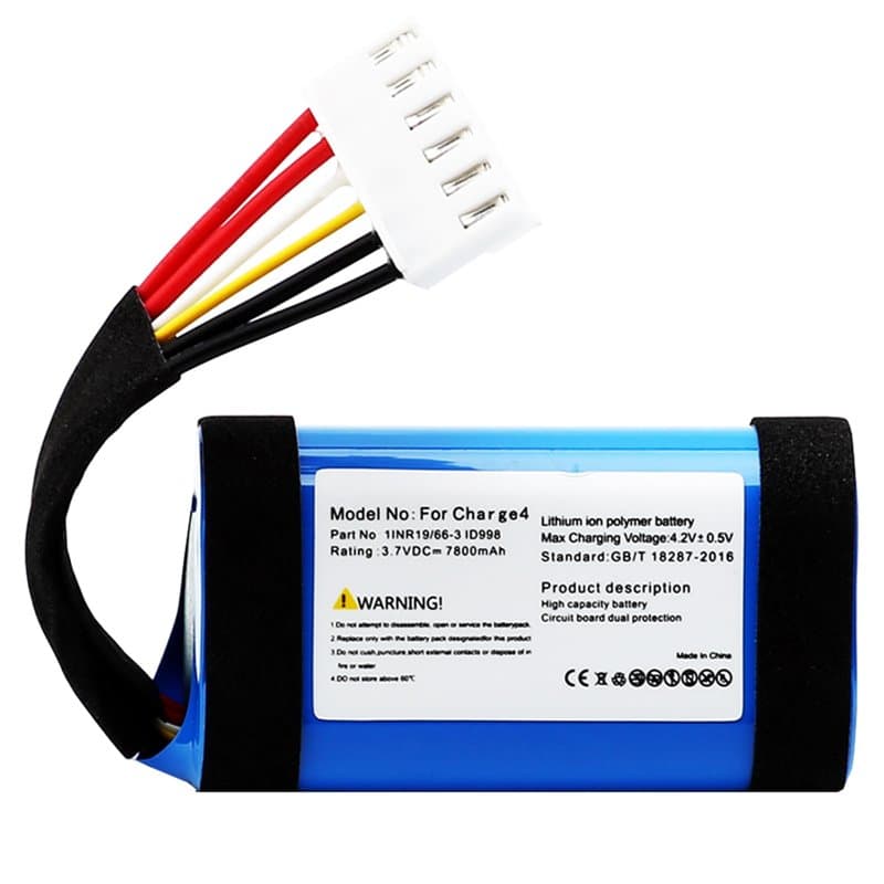 Convient pour batterie JBL Charge4 ID998 (3,7 V 7800 mAh Li Ion) Charge4 n'est pas compatible avec Charge4Q