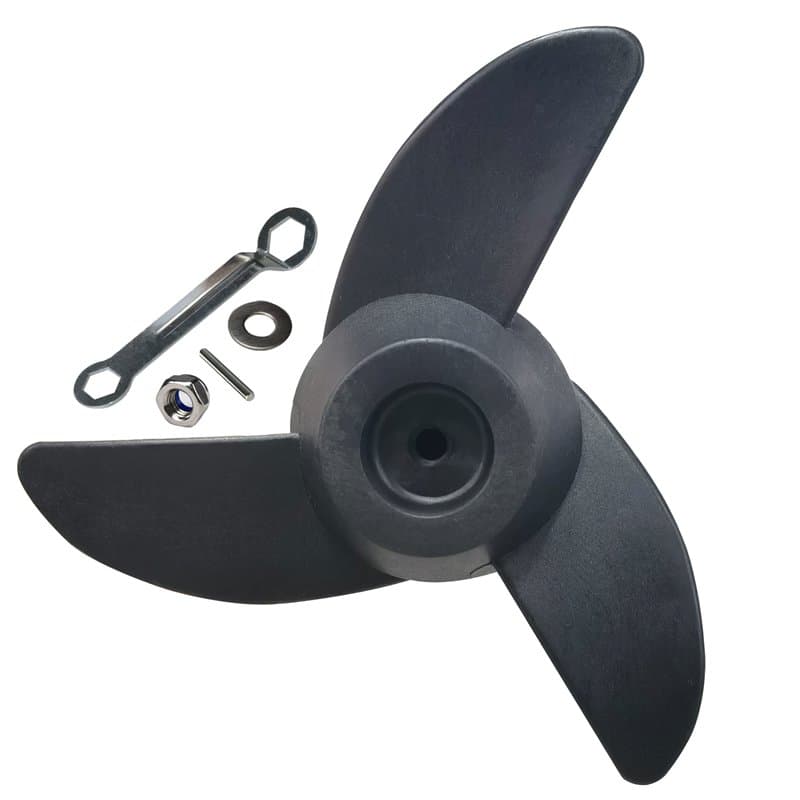 Hélice marine à 3 pales, accessoires de remplacement pour moteur électrique à la traîne, convient pour 50 lb, 55 lb, 60 lb, 86 l