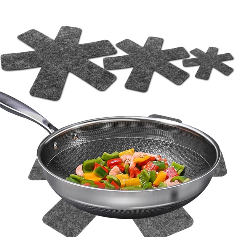 Lot de 12 protecteurs de casseroles pour empiler, séparateurs de casseroles et poêles, protecteurs antiadhésifs et Anti-Rayures,