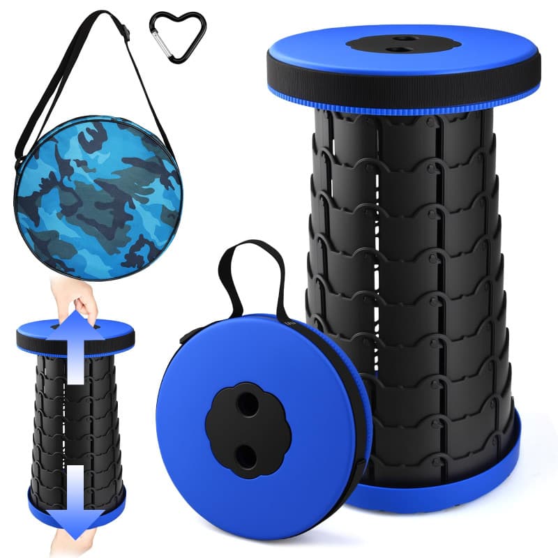 WUSUPU Tabouret Pliant Portable,Tabourets de Camping,pour Adultes, pour Camping,Randonnée,Pêche,Voyage,BBQ,Jardin,Extérieur