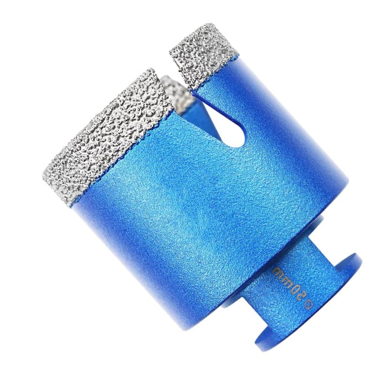 Yabingbos Foret diamant pour carrelage 50 mm avec filetage M14 pour perçage à sec dans la porcelaine, le carrelage, le granit, l