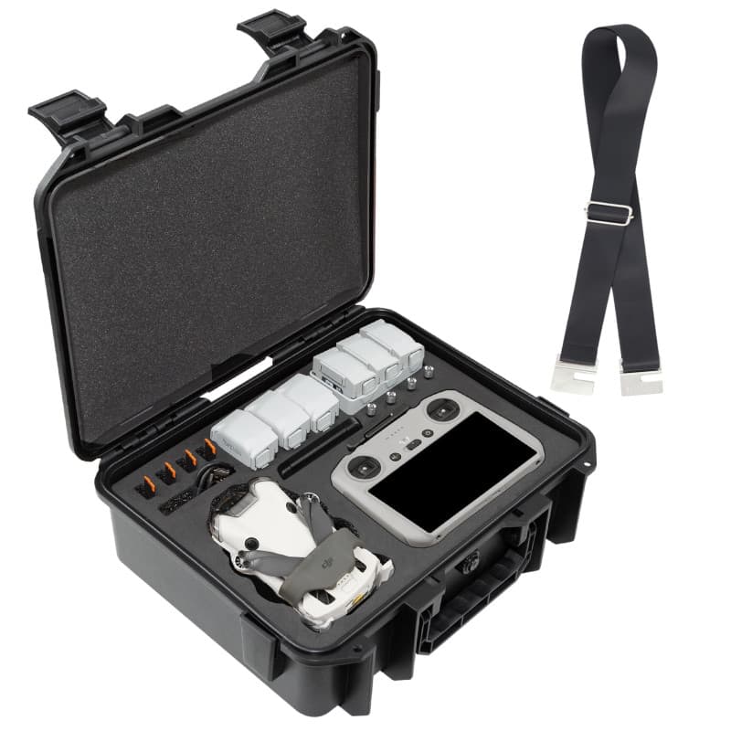 Valise de Transport Compatible avec DJI Mini 4 Pro/Mini 3/Mini 3 Pro, DJI RC 2/RC/RC-N2/N1 Rangement Étui de Transport Imperméab
