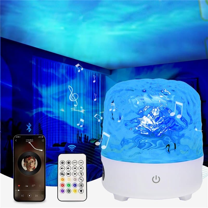 YunLone Projecteur Ciel Étoilé, Projecteur Galaxie avec haut-parleur de musique Bluetooth, 16 effets lumineux, Télécommande, Pro