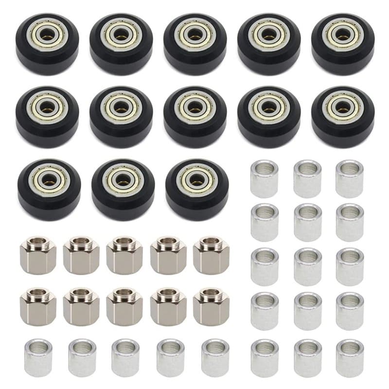 Lot de 10 Colonnes Excentriques Hexagonales en Acier Inoxydable pour Imprimante 3D