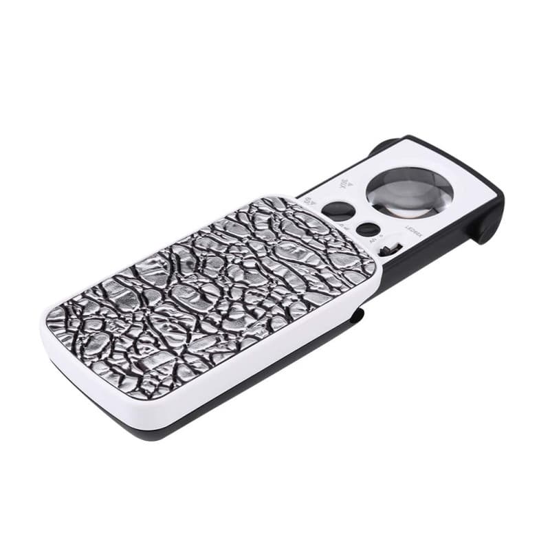 Loupe Garsent, Lentilles de Grossissement 30x / 60x / 90x avec Éclairage à LED pour Bijoux, Pierres, Timbres, Monnaies, Montres,