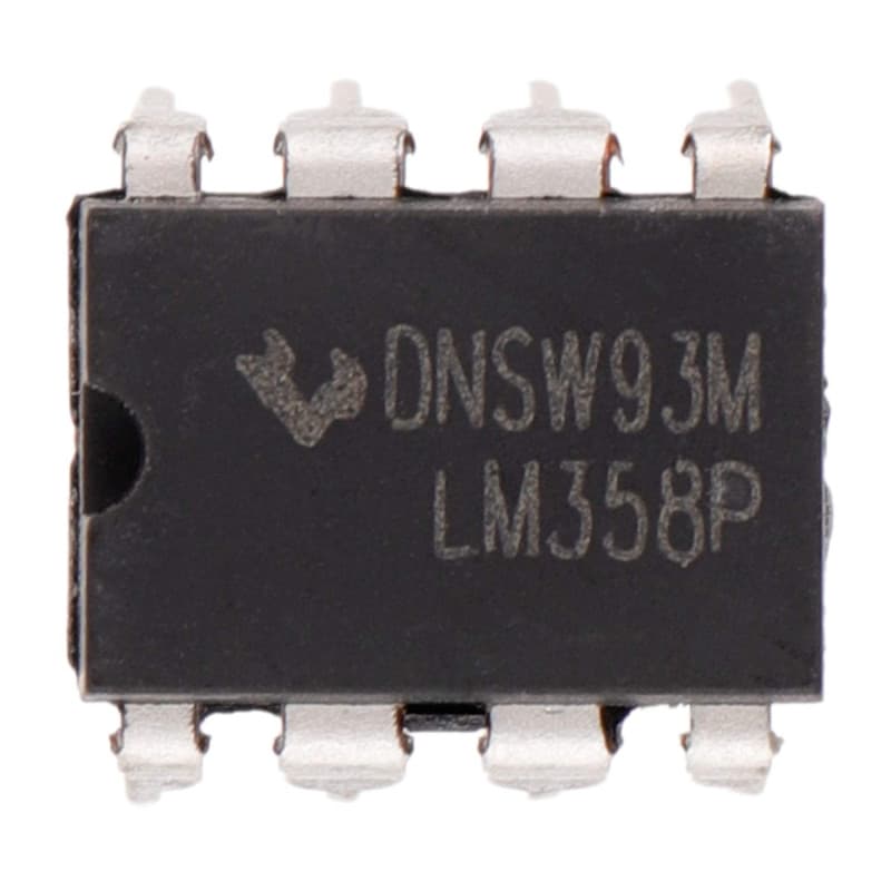 BOJACK LM358 Amplificateur opérationnel double de précision, emballage en plastique, double en ligne à 8 broches, type de patch
