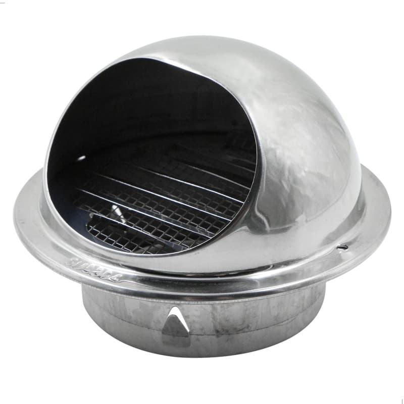 Ventilation Grille Grille d'aération ronde en acier inoxydable 304 - Rond Grille de Ventilation pour pot d'échappement de mur ex