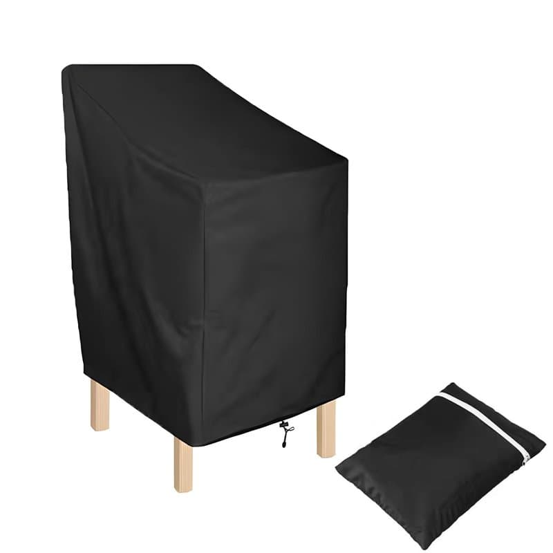 Tkxjry 64 x 64 x 120/70 cm Housse Chaise Jardin, Imperméable Anti-UV Housse Chaise Jardin, Housse Chaise Jardin Exterieur en Tis