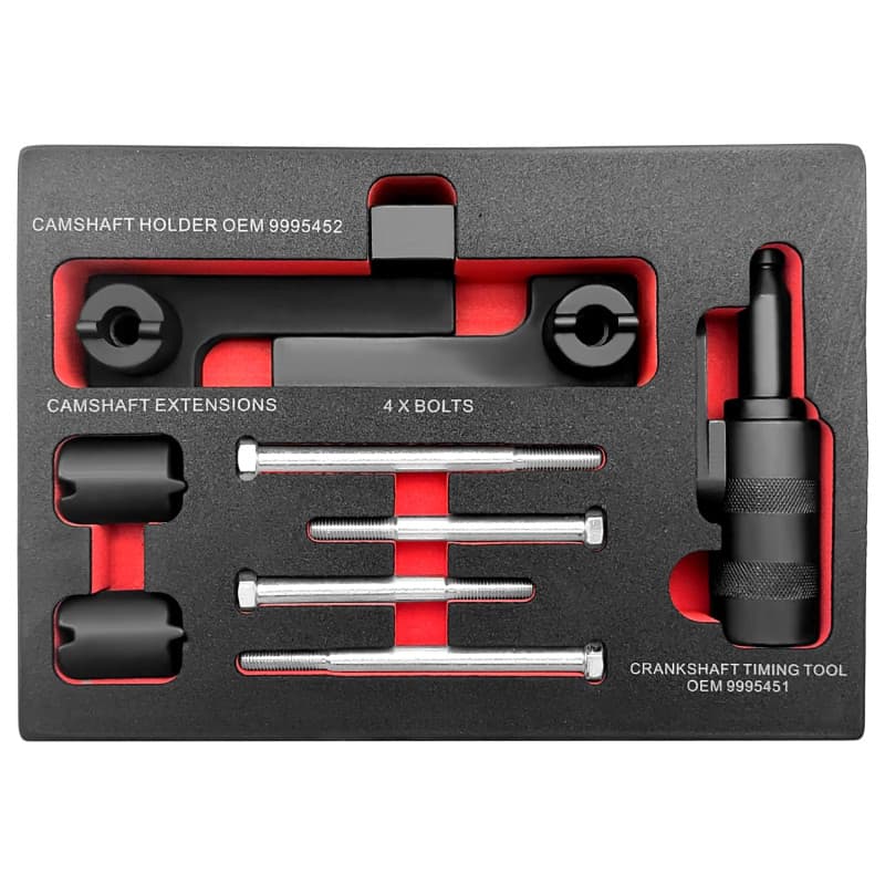 ZKTOOL Kit d'outils de verrouillage d'arbre à cames, compatible avec Volvo S40 S60 XC90, outils de synchronisation de vilebrequi
