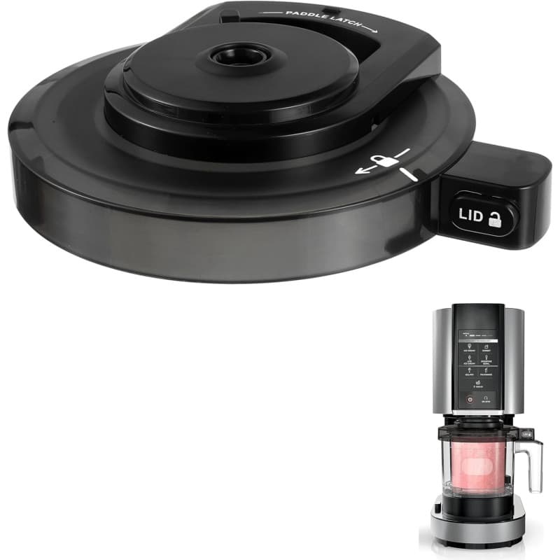 Couvercle extérieur pour sorbetière Ninja NC301, couvercle de remplacement réutilisable compatible avec les sorbetières Ninja NC
