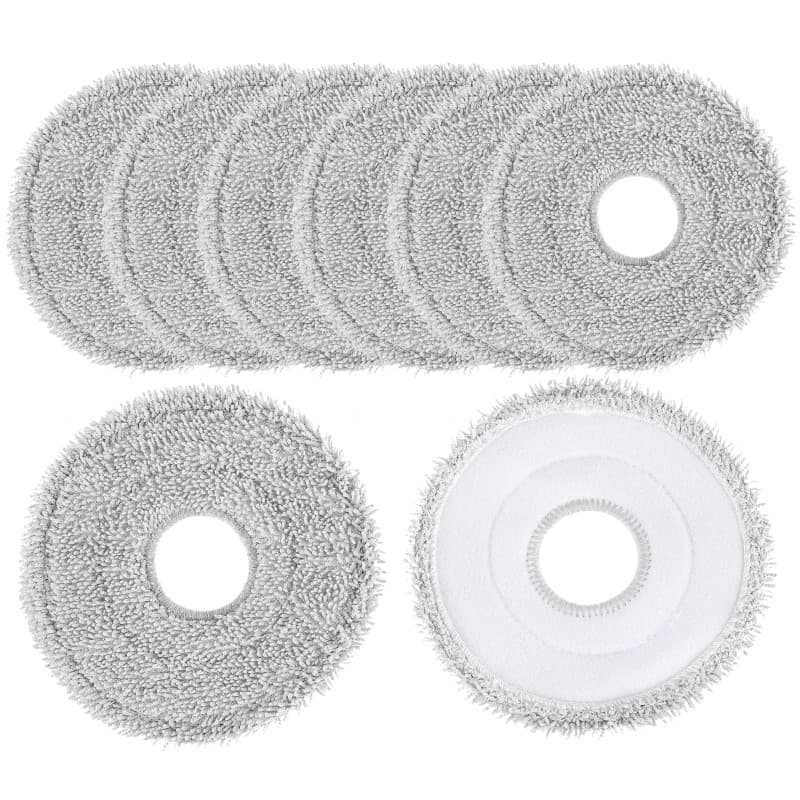 Lot de 8 lingettes de nettoyage pour aspirateurs robots Dreame L10s/L10/L20/X40/L40/X50/L50 Pro Ultra, Xiaomi X20 Pro/Max, ECOVA
