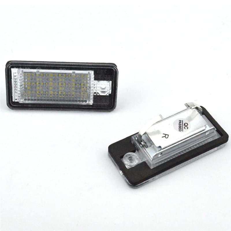 LED Éclairage Plaque D'immatriculation Lumière Ampoule Blanc Pas d'erreur 18 SMD, 2 Pièces LED Plaque D'immatriculation Compatib