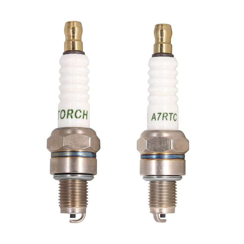 TORCH 2pcs A7RTC Bougie d'allumage Remplacer pour NGK 4549 CR7HSA 4629/C7HSA Bougie d'allumage, pour DEN SO 4008/U22FSR-U 5383/I