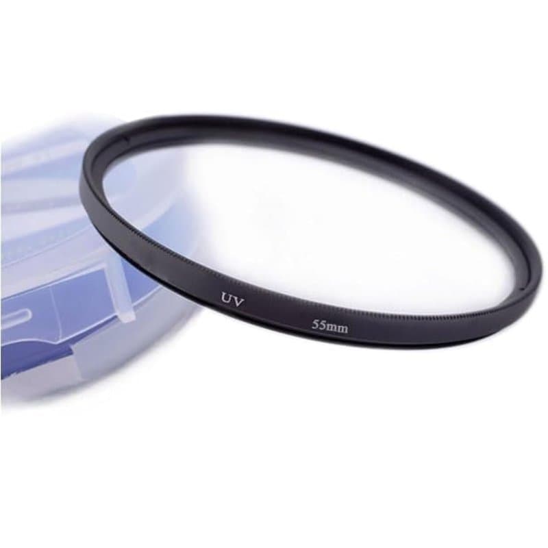 Fire-Rock Filtre UV HD 55 mm pour Nikon D3500 D3400 D5600 avec objectif Nikkor AF-P 18-55 mm/pour Sony a7m2 a7III avec objectif