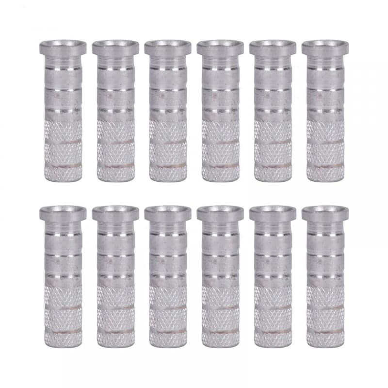 DONGKER Lot de 12 flèches de rechange en aluminium pour tir à l'arc - Pour arbre de flèche de 6,2 mm