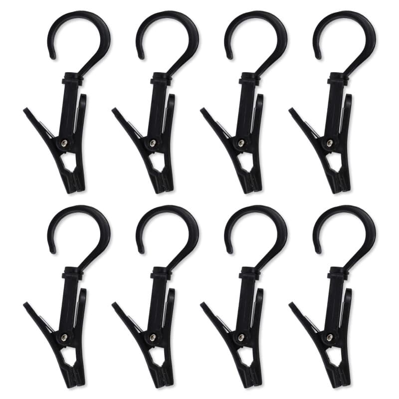 LAMXD Lot de 8 crochets réglables pour auvent de tente, accessoires de camping