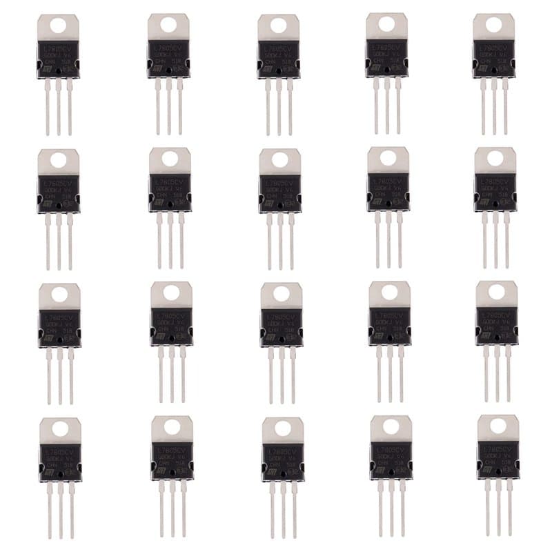 BOJACK IC L7805CV Régulateur de tension sortie 5 V 1,5 A Circuits intégrés L7805 Régulateurs de tension linéaires positifs TO-22