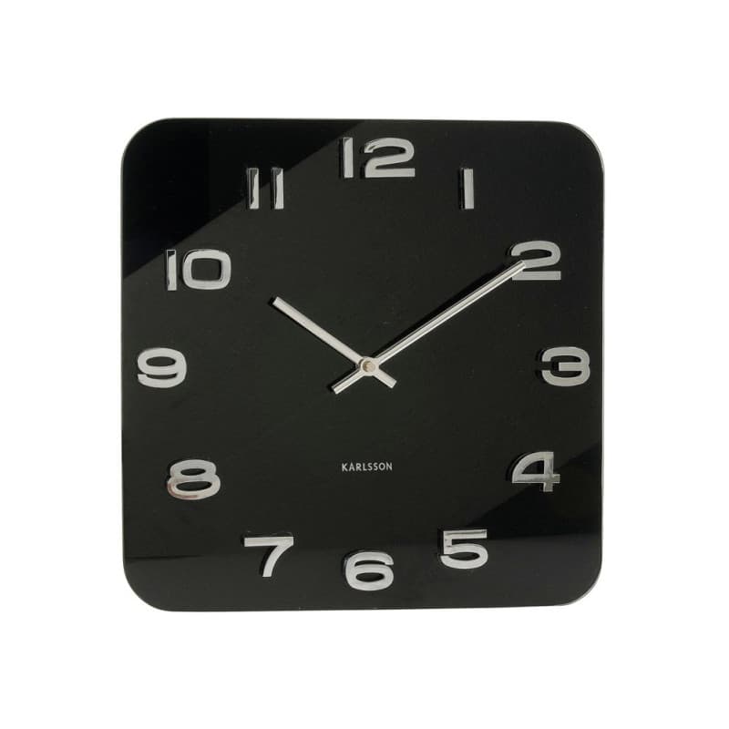 Karlsson KA4399 Vintage Pendule Murale Verre Blanc 4,2 x 35 x 35 cm