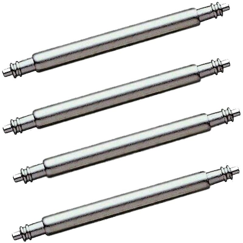 Lot de 4 Eichmüller Premium Acier Inoxydable Barrettes 1,5 mm Ø 16 mm pour Montres Bracelets