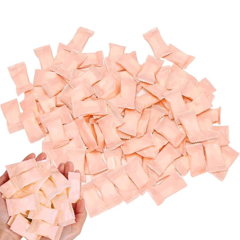 100 Pièces Serviette Compressée, Jetables Compressées Serviettes Mini Lingettes Portable pour Maison Camping, Randonnée Sports d