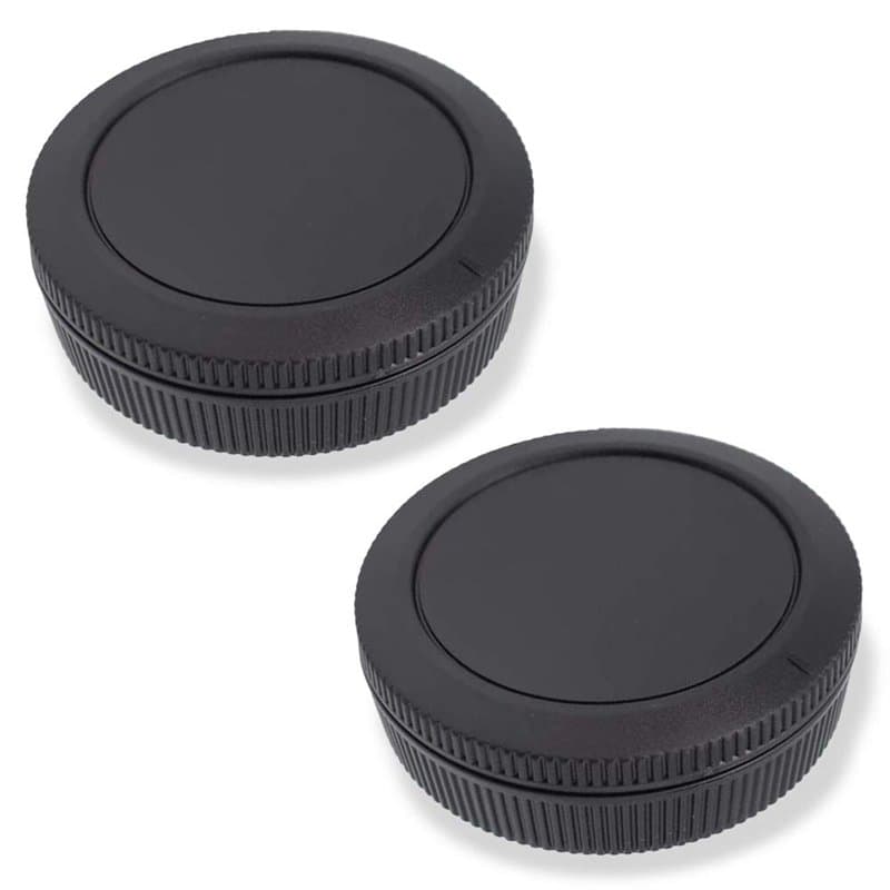 Lot de 2 cache-objectifs arrière pour appareil photo Canon EOS R1 R3 R10 R8 R7 R6II R6 R5II R5 R RP et plus avec monture RF, acc