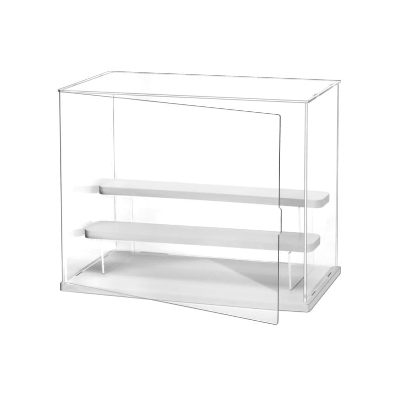 QWORK® Boîte de présentation en Acrylique , boîte en Acrylique Transparent , vitrine pour Figurines , pour la Protection et Le S
