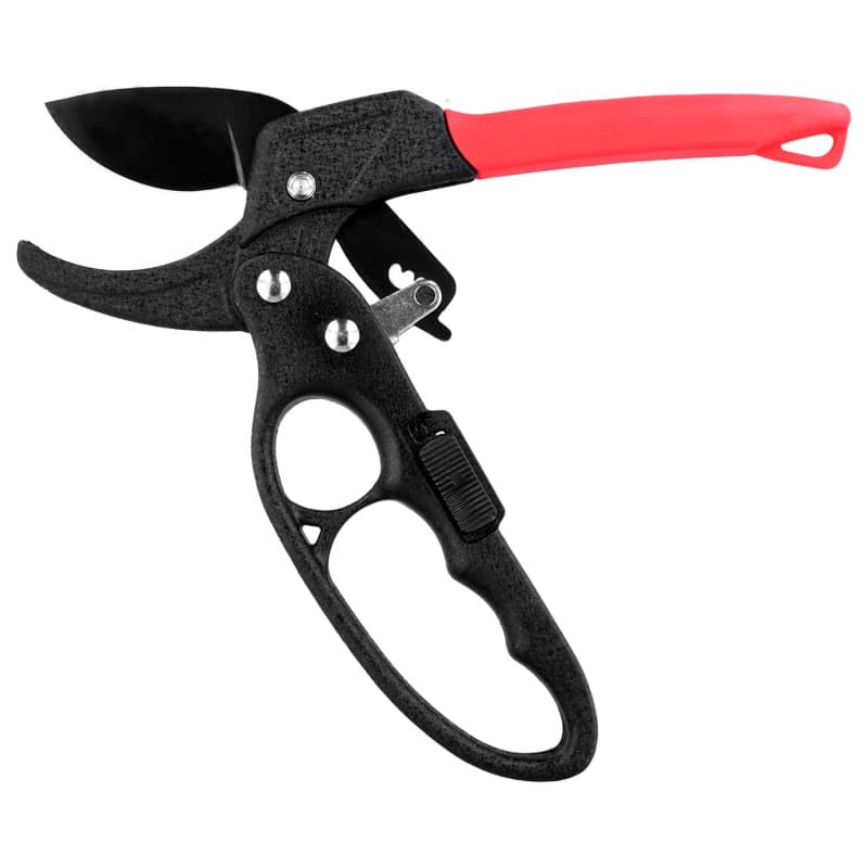 QWORK® Sécateur de Jardin, Sécateur en Acier Allié, Sécateur avec Poignée Antidérapante, Sécateur, pour Branches Légères, Arbust