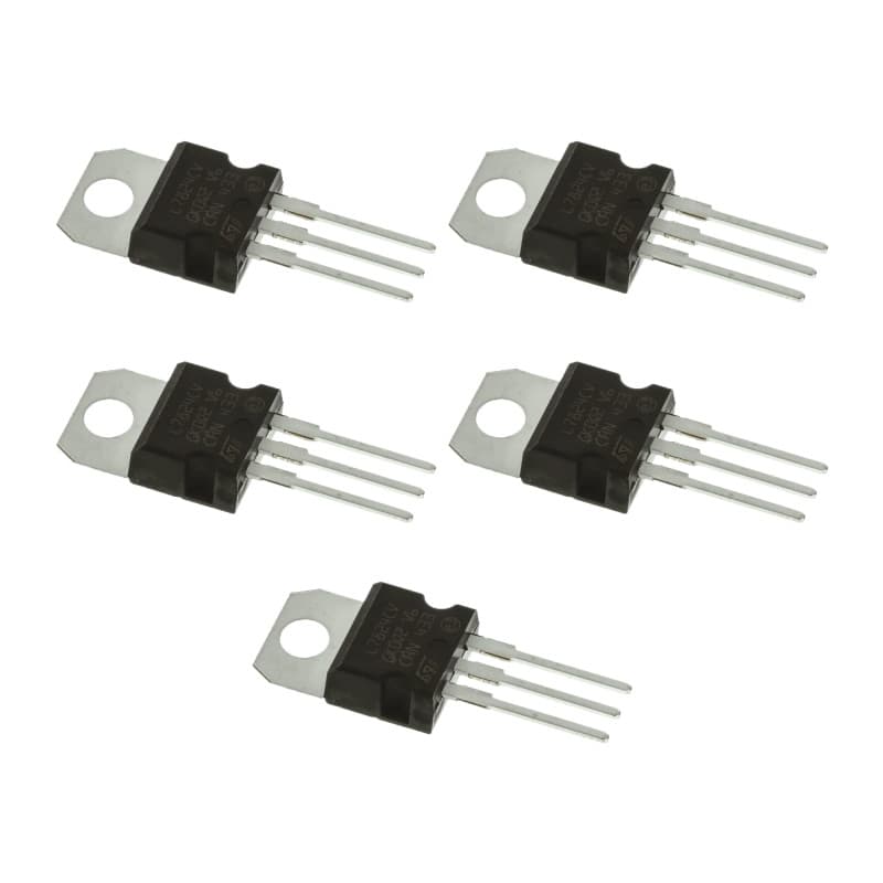 Kit de 5 régulateurs de tension 24V 1.5A 7824 L7824 L7824CV LM7824 LM7824CV TO-220